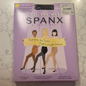 SPANX Tummy to Toes Full Length Hose - Black, Tan, Cream